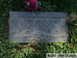 Betty Robinson Atterson