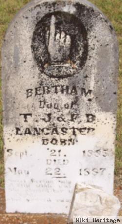 Bertha M Lancaster