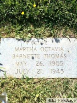 Martha Octavia Barnette Thomas