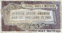 Rebecca Louise Chidester Ambrose