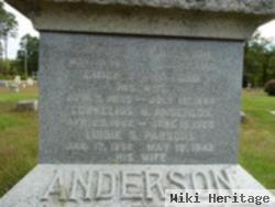 Cornelius H Anderson