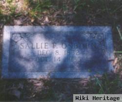 Sarah Frances "sallie" Mcbride Osborn