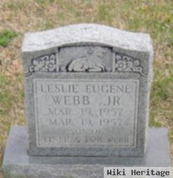 Leslie Eugene Webb, Jr