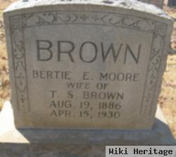 Bertie E. Moore Brown