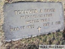 Tolliver A "tollie" Faver