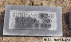 Ruth Ann Brown