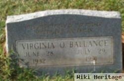 Virginia O Ballance