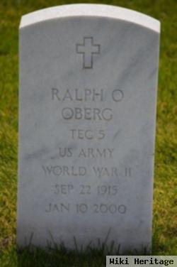 Ralph O Oberg