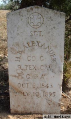 Sgt H. B. Alexander