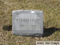 Mark Venden Taylor