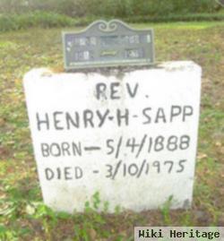 Rev Henry Harrison Sapp