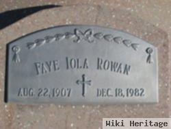 Faye Iola Kaiser Rowan