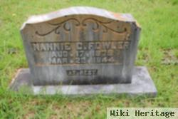 Nannie C Newman Fowler