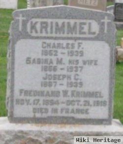 Charles Florian Krimmel, Sr