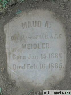 Maud A. Weidler