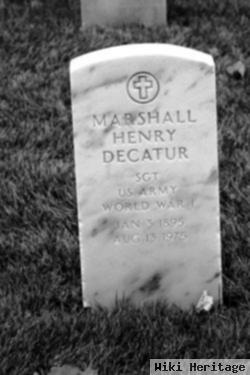 Marshall Henry Decatur