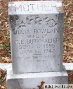 Julia Rowlain Burkhalter