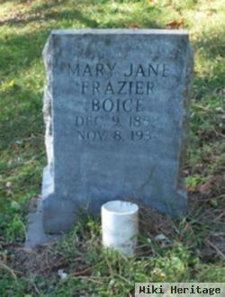 Mary Jane Frazier Boice