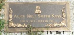 Alice Nell Smith Koss