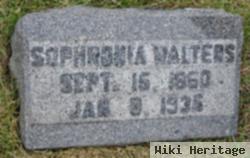 Sophronia "frona" Lininger Walters