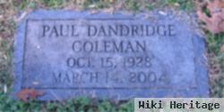 Paul Dandridge Coleman