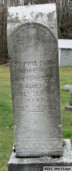 Sophia D. Wilhelmina Schlechte Heath