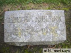 Bertha A Devantier Blank