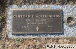 Clifford E Worthington