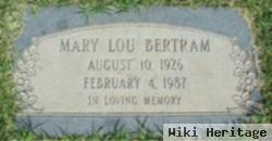 Mary Lou Bertram