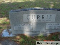 Mary Sanders Currie