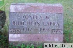 Zonela W "zoe" Wells Lapka