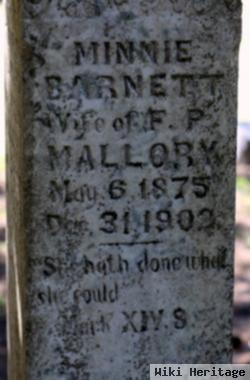 Minnie Barnett Mallory