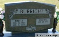 Mary J Burright