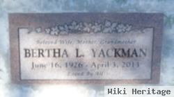 Bertha Lu Glander Yackman