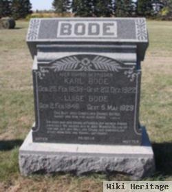 Charles "karl" Johann Bode, Sr