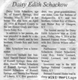 Daisy Edith Roy Schackow