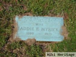 Addie E Myrick