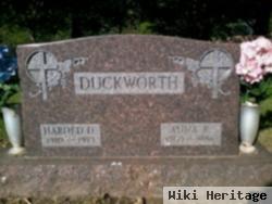 Harold D Duckworth