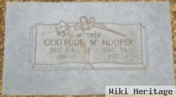 Gertrude M Hooper