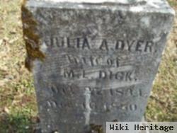 Julia A. Dyer Dick