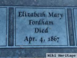 Elizabeth Mary Fordham