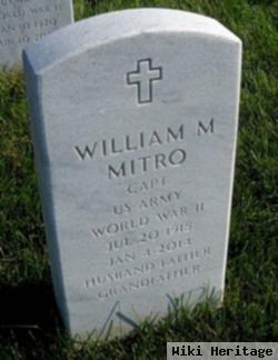 Dr William M Mitro
