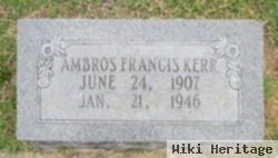 Ambrose Francis Kerr