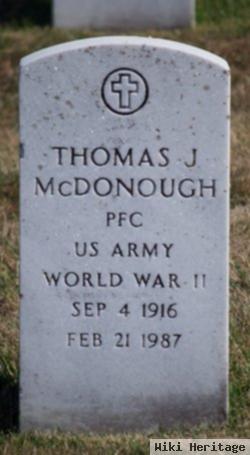 Thomas J Mcdonough