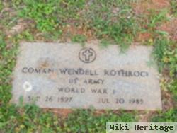 Coman Wendell Rothrock, Sr