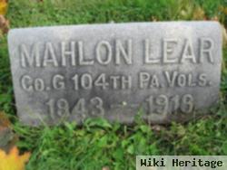 Mahlon Lear