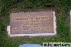 Marcus W Haines