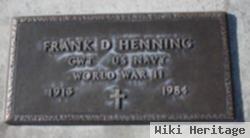 Frank D Henning