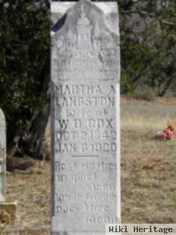 Martha Ann White Cox