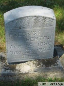 Fredrick "fred" Berton